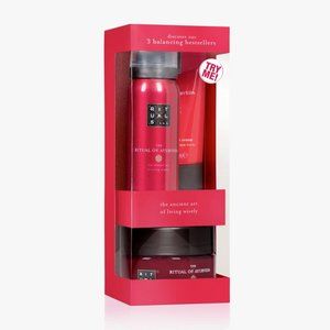 3PC Trial GiftSet New Rituals The Ritual Ayurveda Shower Gel Body Scrub + Cream
